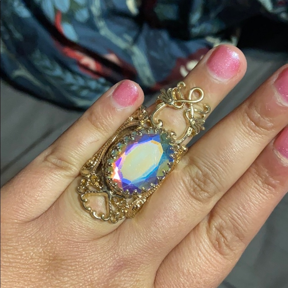 Vintage style cocktail ring